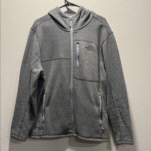 North Face Gray Full-Zip Hoodie